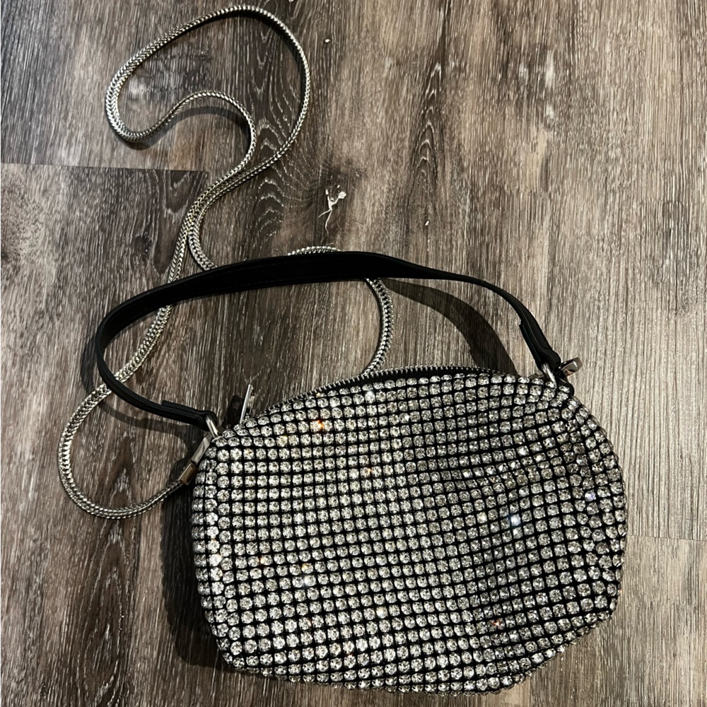 Sparkling Rhinestone Shoulder Bag